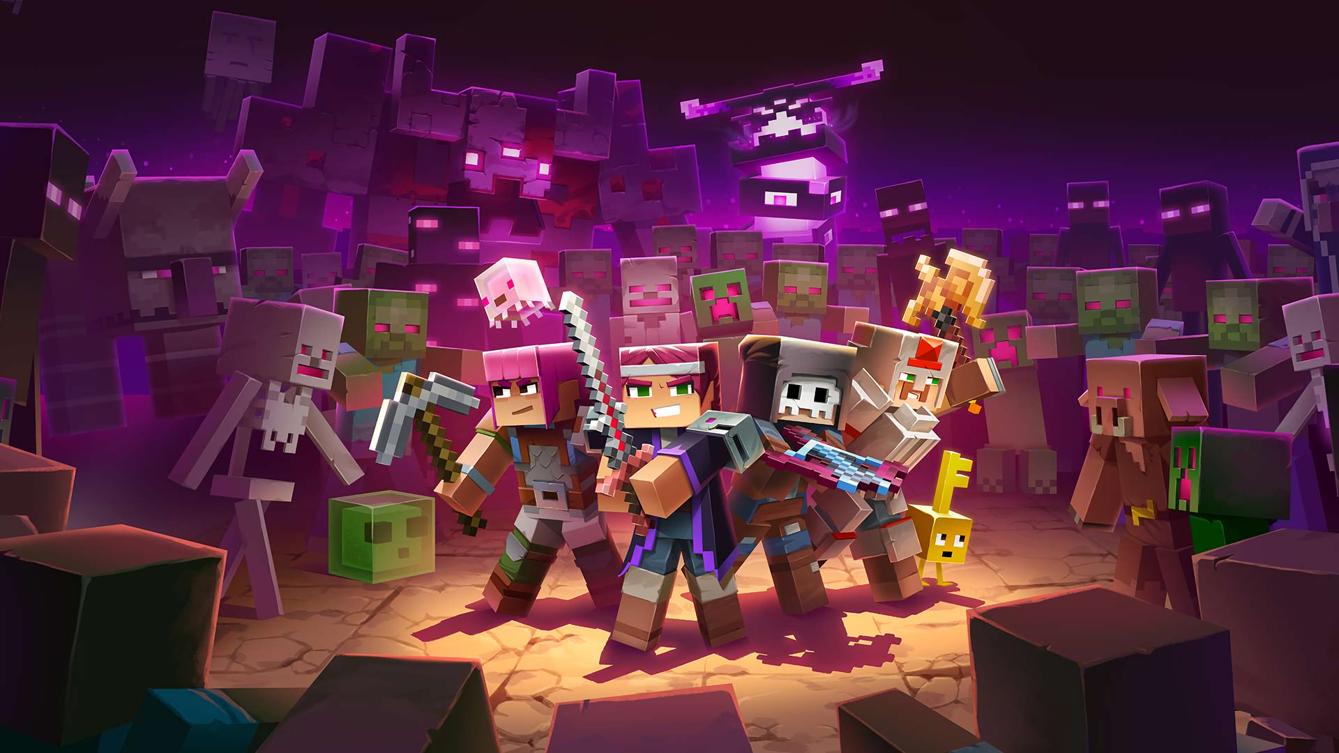 Minecraft Adventure Background